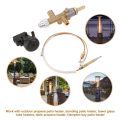 Gas Patio Heater Control Valve Thermocouple Sensor Dump Switch Knob Propane Lpg Fire Pit Control Safety Pilot Port Set. 