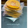 1000pcs PVC Yellow Cable Wire Markers Labels Tag Management Number 0~9 1.5mm². 