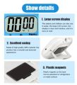 Magnetic LCD Digital Kitchen Countdown Timer Stopwatch with Stand Practical Cooking Baking Sports Alarm Clock Reminder Tools. 