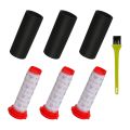 Replacement Filter Kit for Bosch Athlet, 3 Main Stick Filter + 3 Foam Athlet Filters for Bosch Vacuum Cleaner. 