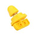 Hamster Toy Accessories Easy To Install Hamster Running Wheel Bearing Plastic/Stainless Steel Orange Hamster Bearing Shaft Nut Silent Running Wheel Axle For Guinea Pig. 