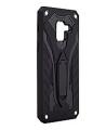 Armour Transformer Hybrid Armour Series Hard And Soft Case  With Stand For  Samsung  Note 5  -  Black-. 