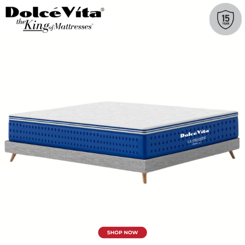 Dolce Vita La Grand Pillow Top Pocket Spring Mattress | 15 Years Brand ...