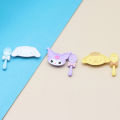 Doll house kitchen accessories mini small plate spoon cute cartoon tableware model. 