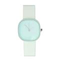 Square Quartz Digital Dial Casual Wrist Watches Macaron Leather Strap Fashionable Clock Waterproof Wristwatch. 