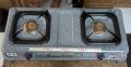 Pak MasterChef 2-Burner Gas Stove | Dual Steel Burners | Heavy Gauge Rust-Proof Body | Powder-Coated Trivets | NG/LPG Compatible. 