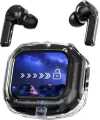 QS  Air Max LCD Display Transparent Earbuds, ORIGINAL 100%, WITH ANC. 