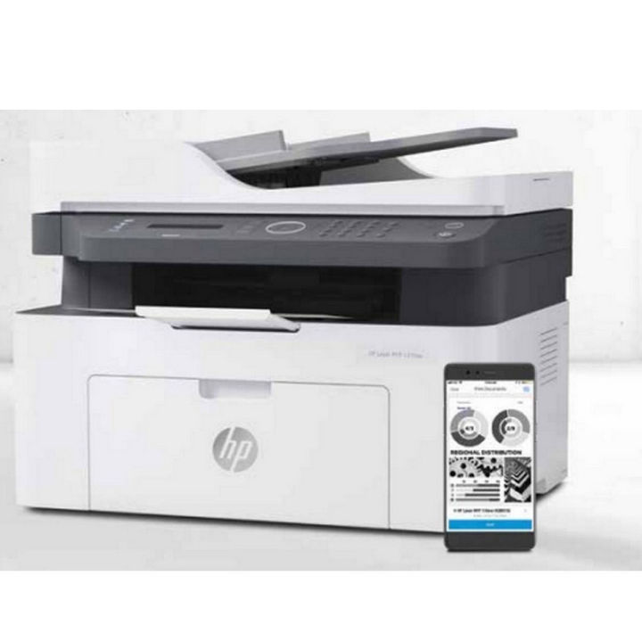 HP 137fnw MFP LaserJet Printer All in One - ( Print Copy Scan Fax Network Wireless ) Box Packed with Brand Warranty