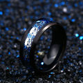 Iron Warrior European and American punk jewelry stainless steel rotating skull ring personalized simple titanium steel ring. 