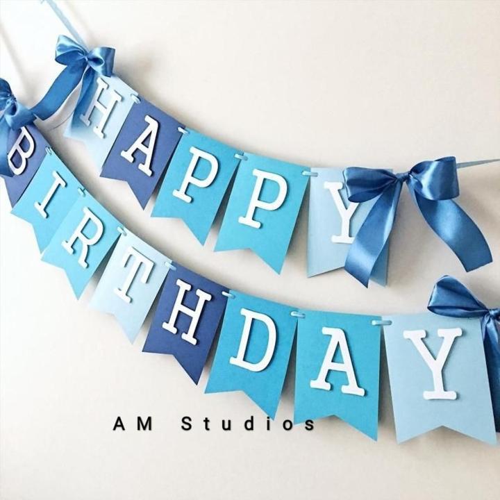 Happy Birthday  Wall Banner, Door, window Decoration, School, college, university, home, office Birthday Parties, New born babbies, Festivals Decor Best wall decoration for your loved ones. Party planning, design, festivals, kids birthdays,