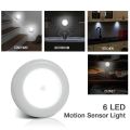 Z.M.      Portable 6 LED Wireless Motion Sensor Night Light Battery-Powered with Sticker Magnet. 