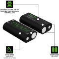 Imported STEALTH SX-C10 X Twin Rechargeable Battery Packs for XBOX (Xbox One, Series X) - Black. 
