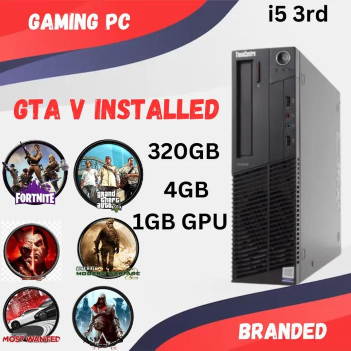 Gaming pc with 4gb Ram 320GB Hard drive and 1GB Graphic Card\\ core i5 3rd generation computer