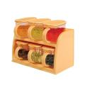 6 Jars Kitchen Cooking Joie Box Set Masala Spices Container (Multicolours) - Masala Rack Spice Daba Kitchen Stand Masala Box New Design 6 Pcs Set. 
