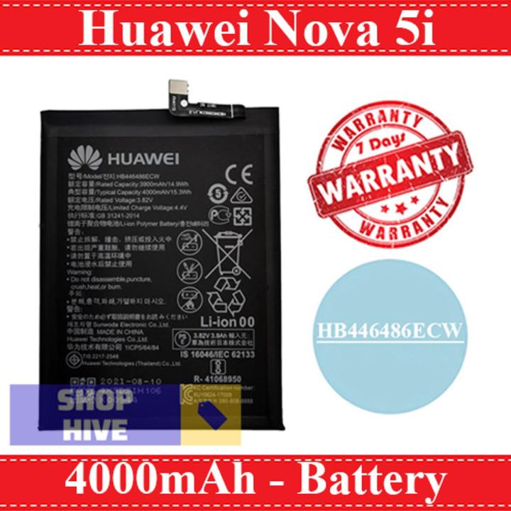 Huawei Nova 5i Battery HB446486ECW Replacement Premium Quality 4000mAh Battery For Huawei Nova 5i