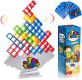 Russian Building Blocks Tetra Tower Game Stacking Toys Balance Tower Puzzle Board Game Kids DIY. 