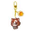 Genshin Impact New Element Keychain Cosplay Kazuha Gorou Yae Miko Sayu Yoimiya Kokomi Sara Baal Thoma Bag Pendant Anime Gift. 