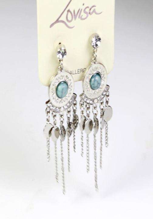 Lovisa Dreamy Drop Earring With Precious Stones Fashion Jewelry HYPOALLERGENIC for Women, Girls, Her High Quality