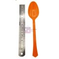 Orange Spoon - 6 Inch - Plastic - Orange Themed Party - Orange - Unisex - Pack Of 20. 