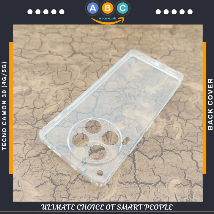 Tecno%20Camon%2030%20(4G/5G)%20Case,%20Soft%20TPU%20Ultra-Clear%20with%20Dust%20Plugs%20(NO%20Corner%20Bumpers)%20Back%20Cover%20for%20Camon30,%20tecnocamon30%20-%20Image%204