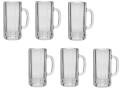 Juice Glass,Milk Shake Long Mug With Handle Set Of 6. 