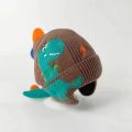 Cartoon Dinosaur Kids Earmuffs Hat Winter Warm Knitted Beanie Cap for Boy Girl Cute 3D Solid Color Toddler Ear Protection Caps. 
