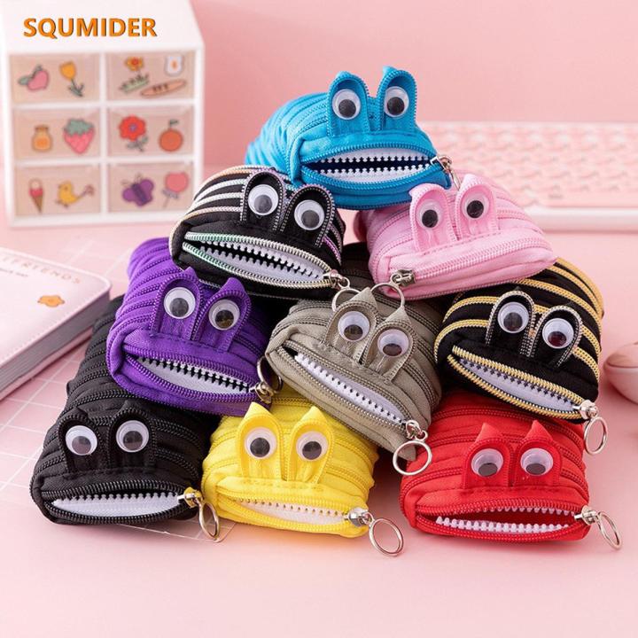 Creative caterpillar zipper pencil case school Stationery storage bag cute Pen holder student pen case for kids Kawaii pen bags