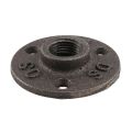 1/2 inch Black Cast Iron Pipe Fittings Floor Flange BSP Threaded. 
