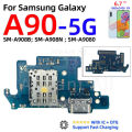 AiinAnt Dock USB Charger Mic Board Connector Charging Port Flex Cable For Samsung Galaxy A60 A70 A70s A71 UW A72 A73 A90 4G 5G. 