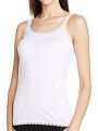 (Hygein: Largest Variety of Periods Care products) Hygein Shameez for Girls, Sleeveless Vest Camisole Slip Shameez for Women, Shameez for Ladies, Shameez for Women Inner wear with thick stripes Lace Cotton Soft Stretchy Free Size in Red , Skin and white. 