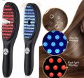 Hair Growth Comb Electric Anti Hair Loss Scalp Massager LED Red Blue Light Therapy Vibration Hair Massage Brush Electric Hair Growth Scalp Massager Comb Red & Blue LED Light Therapy Nano Mist Hair Oil Applicator USB Rechargeable Vibration Massage Comb15ml. 