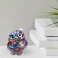 Modern Owls Figurine Home Collectibles Craft DIY Hand Carved Owl Statues for Bedroom Living Room Tabletop Decor. 