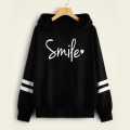 Stylish Double Stripe Trendy Winter Hoodies For Girls. 