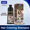 Adore Quick Dark Hair Coloring Shampoo Bottle (Dark Brown) 200ML. 