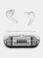 Air 33 Wireless Bluetooth Earbuds - Bluetooth 5.3 - Transparent Charging Case -  Noise Reduction - Sports Headset with Microphone - Waterproof Headphone - LED Digital Display Earbuds. 