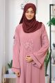 Bright Pink Maxi Abaya. 