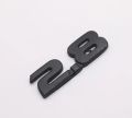 Motoristic Set of 3 Emblems for Fortuner Sigma 4 (Black Color) - Hood Emblem, Sigma 4 Emblem, and 2.8 Emblem. 