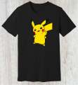 Pikachu Pokemon printed t shirt for men. 
