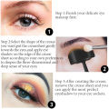 6 In 1 Crease Line Kit Stencil Eyeliner Template To Delineate Eyes Women Eyeshadow Cut Crease Silicone Eye Makeup Stencils Black. 