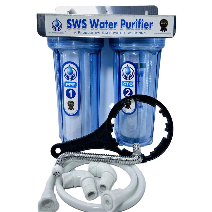 2 Stages Water Filter  Domestic 2 Stages water filter   10 Inches two stages water purifier