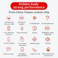 Bluetooth 5.0 HiFi stereo headsets TWS wireless headphones ipx9 waterproof stereo earphone Sport Bluetooth headset Noise Cancelling headphones with mic smart fingerprint touch in ear Bluetooth earbuds with charging power box. 