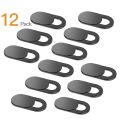 Laptop Camera Cover Ultra-Thin Webcam Cover Slide for MacBook Air Pro IMac IPad Laptop Pro Tablet Desktop PC  Privacy Sticker-12pc black. 