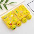 Pack of 04 Emoji Smiley Erasers for Girls Kids Boys cute rubber for kids Non-Toxic Eraser (Multicolor). 