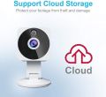 Wifi IP Security Camera,ZZCP HD 1080P Wireless Nanny Cam Home Surveillance camera with Two-Way Audio,Night Vision,Motion Detection and Phone App,Indoor CCTV Camera for Baby/Elder/Pet/Dog Monitor UK IMPORT. 