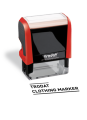 Customize Automatic Machine Stamp with Refillable Inkpad (Office Rubber Stamp ). 