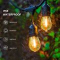 LED Bulbs String Light 16FT. Outdoor String Light With 10 Bulbs E27 Lamp Lamps Decorative Light for Outdoor Yard Backyard Gazebo 16 feet LED WATERPROOF OUTDOOR STRING LIGHTS Italian Style Bistro Restaurant Garden Lights LED String Light. 