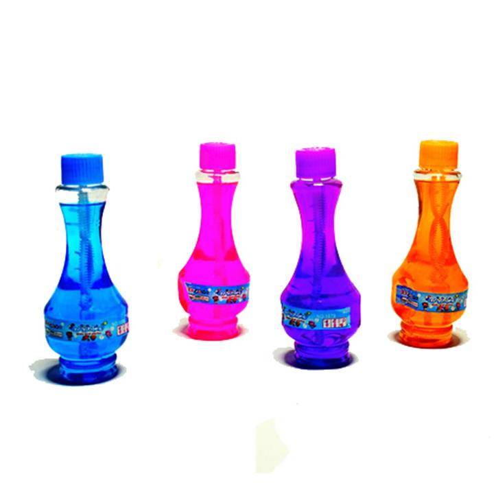 Blowing Bubbles Liquid for Bubble Machine Pack of 4 Pcs Fancy Bottle with Stick