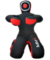 MMA Wrestling Kick Boxing Grappling Dummy - Judo Karate Mixed Martial Arts Training Dummies for Unisex Adults & Kids – Unfilled. 