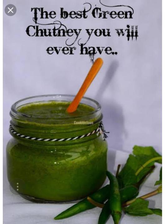 Coriander and mint chatni