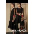 Unstitched Chiffon Embroidered Suit For Women - 3 Piece. 